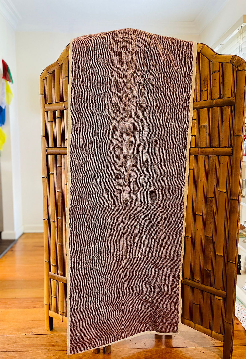 Thumbnail: Handmade hemp organic yoga mat Eco-friendly and 100% natural.