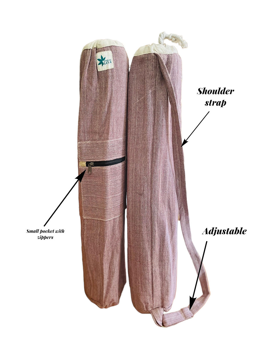 Thumbnail: Handmade hemp organic yoga mat Eco-friendly and 100% natural.