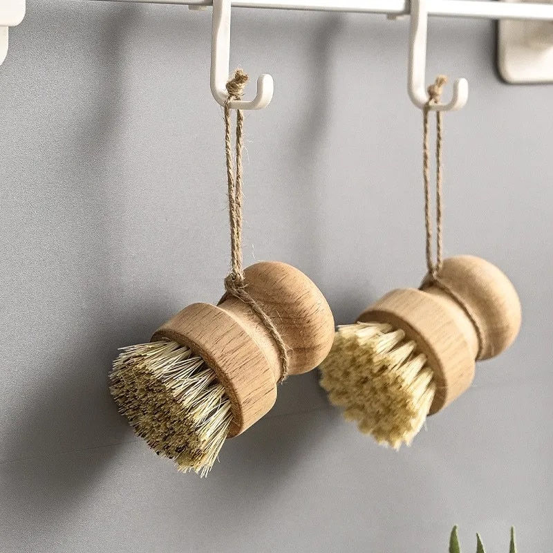 Thumbnail: Wooden handled sisal and coconut Dish Brush 1 PC