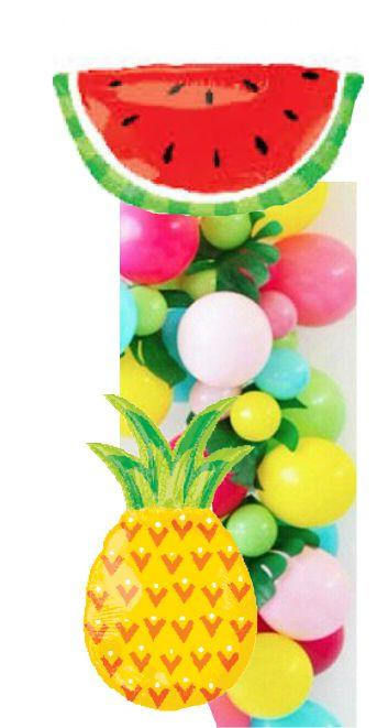 Tropical Balloon Garland Kit & Giant Foil Balloons