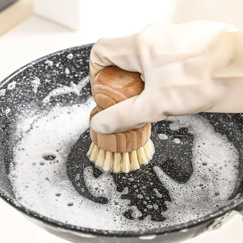 Thumbnail: Wooden handled sisal and coconut Dish Brush 1 PC