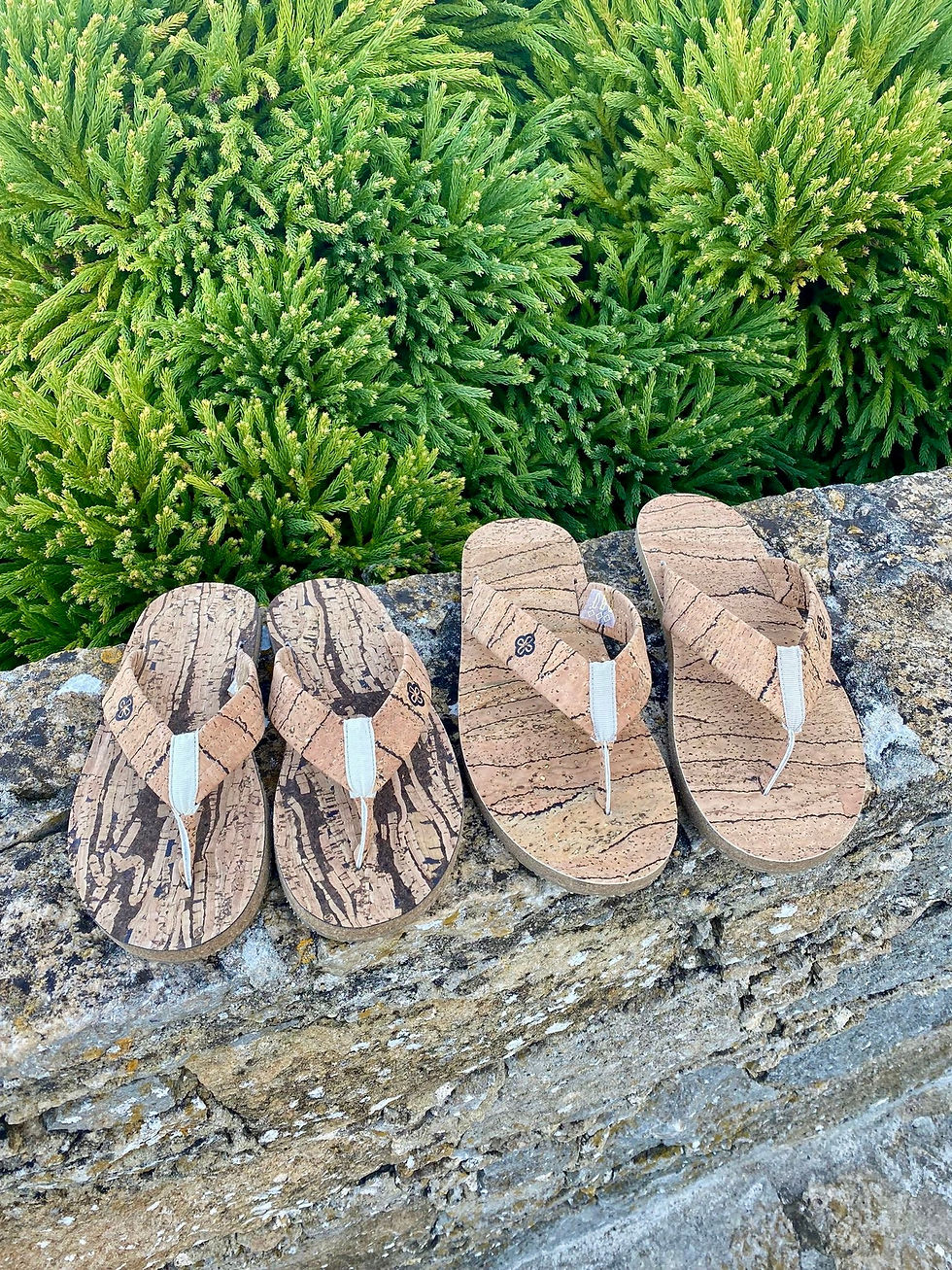 Thumbnail: Eco-friendly waterproof cork sandals | Biodegradable cork and natural latex