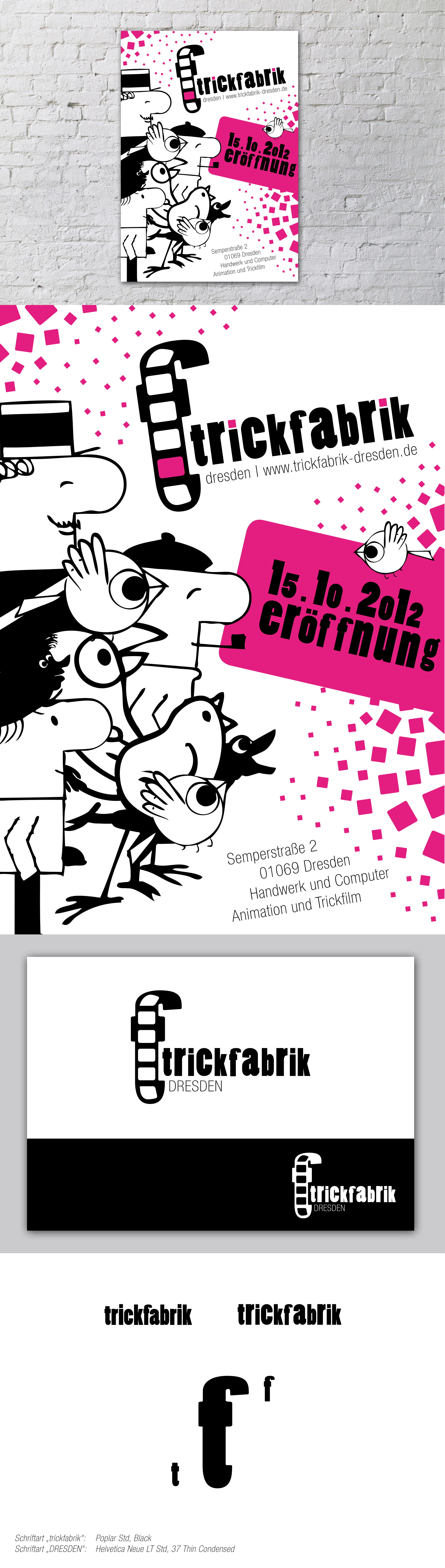 Trickfabrik Dresden Plakat Logo