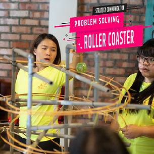 Rollercoaster team building challenge in Johor Bahru JB for Singapore corporate teams, boosting coordination, communication and problem-solving.