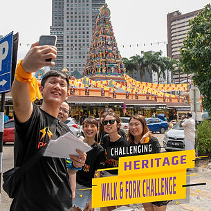 Johor Bahru heritage food hunt team building for Singapore teams, exploring culture, food, teamwork and problem-solving.