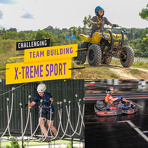 ATV outdoor adventure team building in JB for Singapore teams, overcoming obstacles and building resilience.