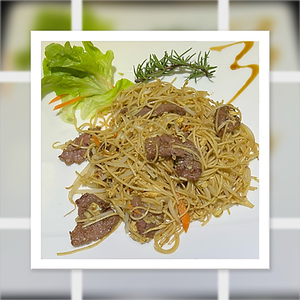 204. Nouilles sautées au boeuf