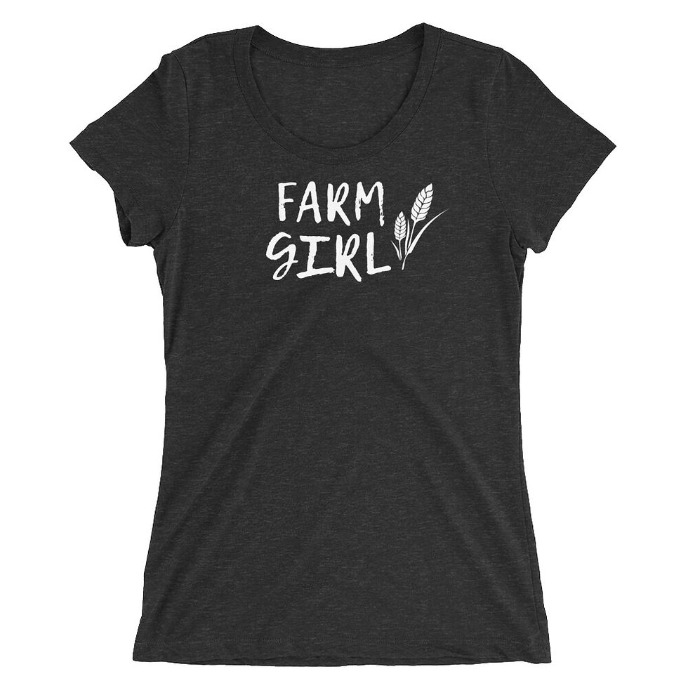 Thumbnail: Farm Girl Ladies' Form Fitting Short Sleeve T-Shirt