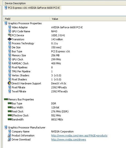 Thumbnail: GAINWARD NVIDIA GeForce 6600 256MB DDR PCIe
