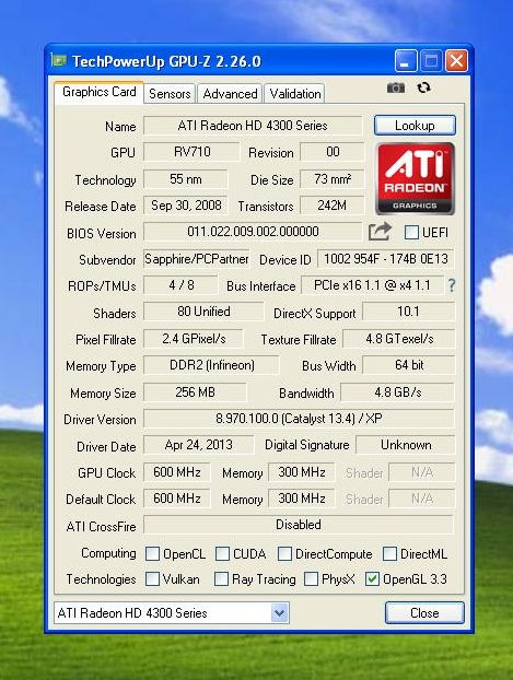 Thumbnail: Sapphire Radeon 4350