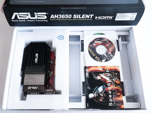 Graphics Card Ah3650 ASUS Radeon HD 3650 Graphics Card AH3650  SILENT/HTDI/512M