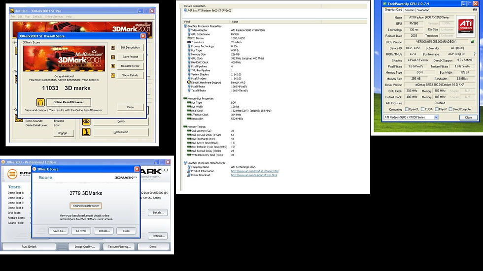 Thumbnail: ATI Radeon 9600XT 256MB 128bit DDR