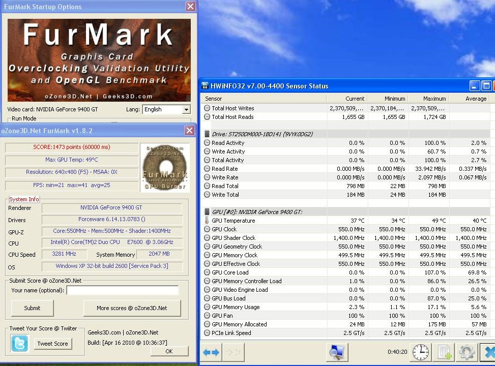 Thumbnail: MSI NVIDIA GeForce 9400 GT 1GB DDR2 PCIe