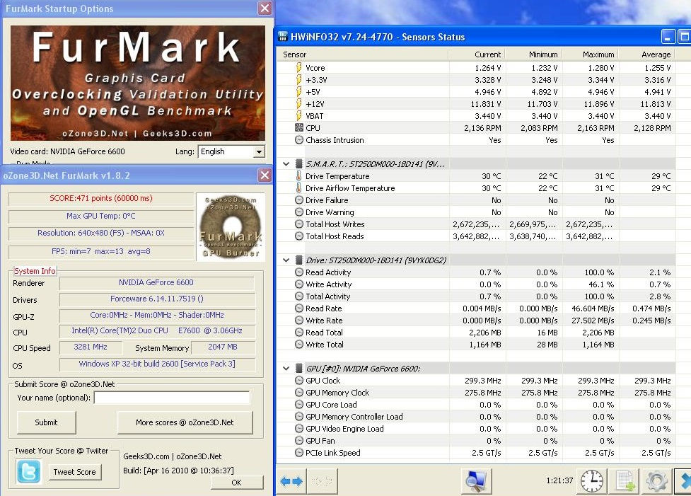 Thumbnail: GAINWARD NVIDIA GeForce 6600 256MB DDR PCIe