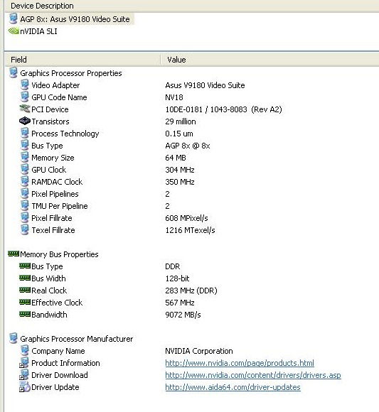 Thumbnail: ASUS NVIDIA GeForce4 MX 440 64MB DDR 128bit AGP