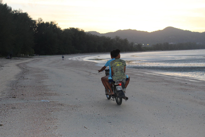 Just after sunrise