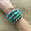 Miniature : Bracelet élastique en perles tubes et perles heishi par Les créas de Téha