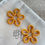 Miniature : Pampilles, breloques fleurs en résine epoxy  modèle Flower