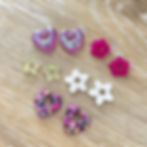 Lot de pampilles interchangeables en résine par Les créas de Téha