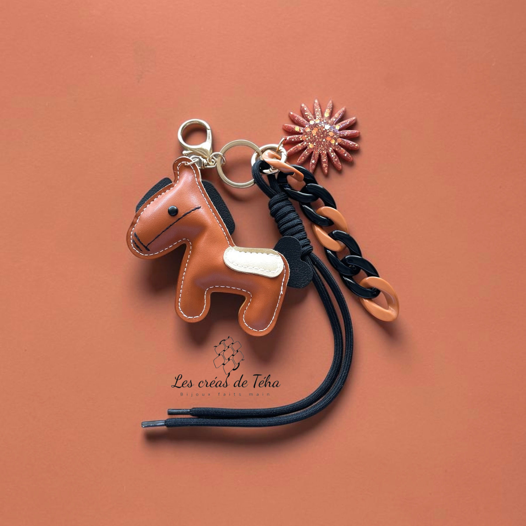 grigri de sac, porte-clés bijou de sac par Les créas de Téha