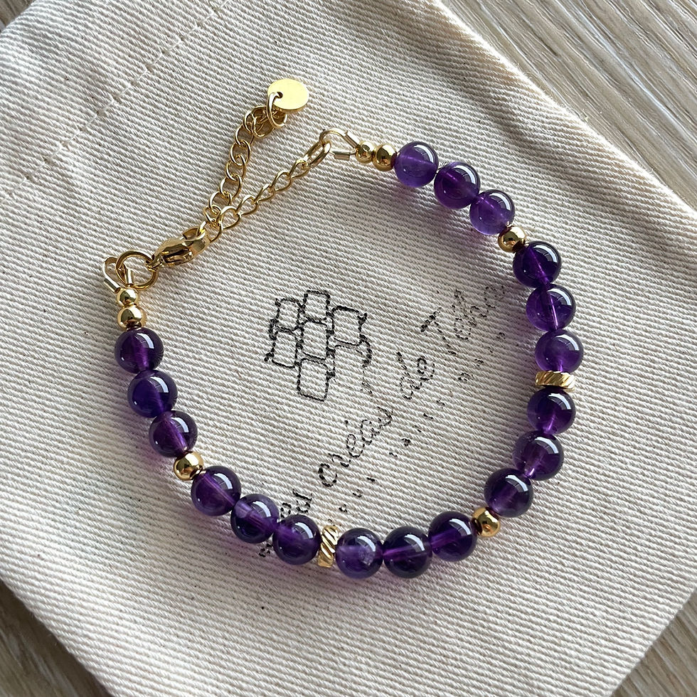 Miniature : bracelet en pierres naturelles par Les créas de Téha