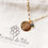 Miniature : Collier Zodiac en golf filled et acier inoxydable balance