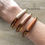 Miniature : bracelet élastique en perles incurvées par Les créas de Téha