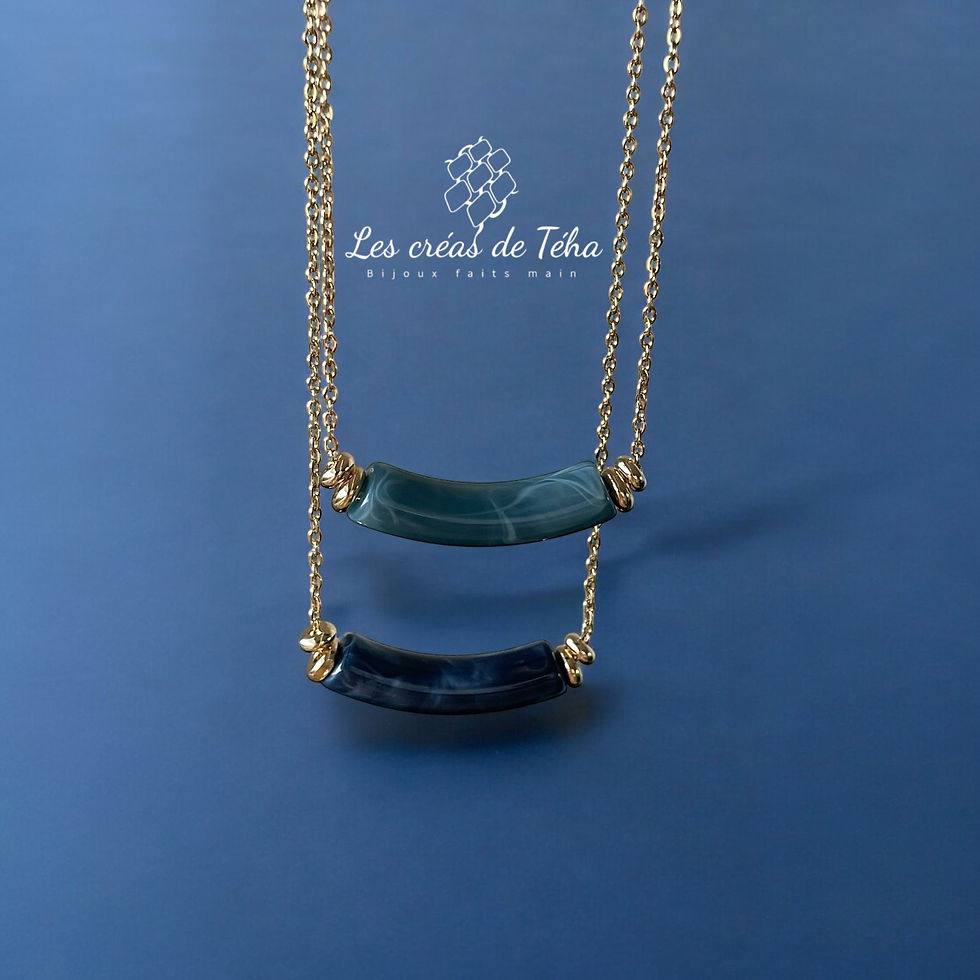 Collier en acier inoxydable par Les créas de Téha