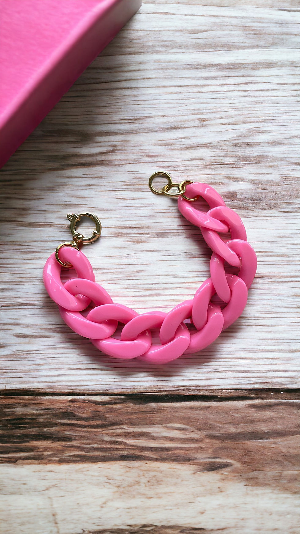 Bracelet Gourmette Gros Mailles Doré - Bijou Occasion Plaqué Or