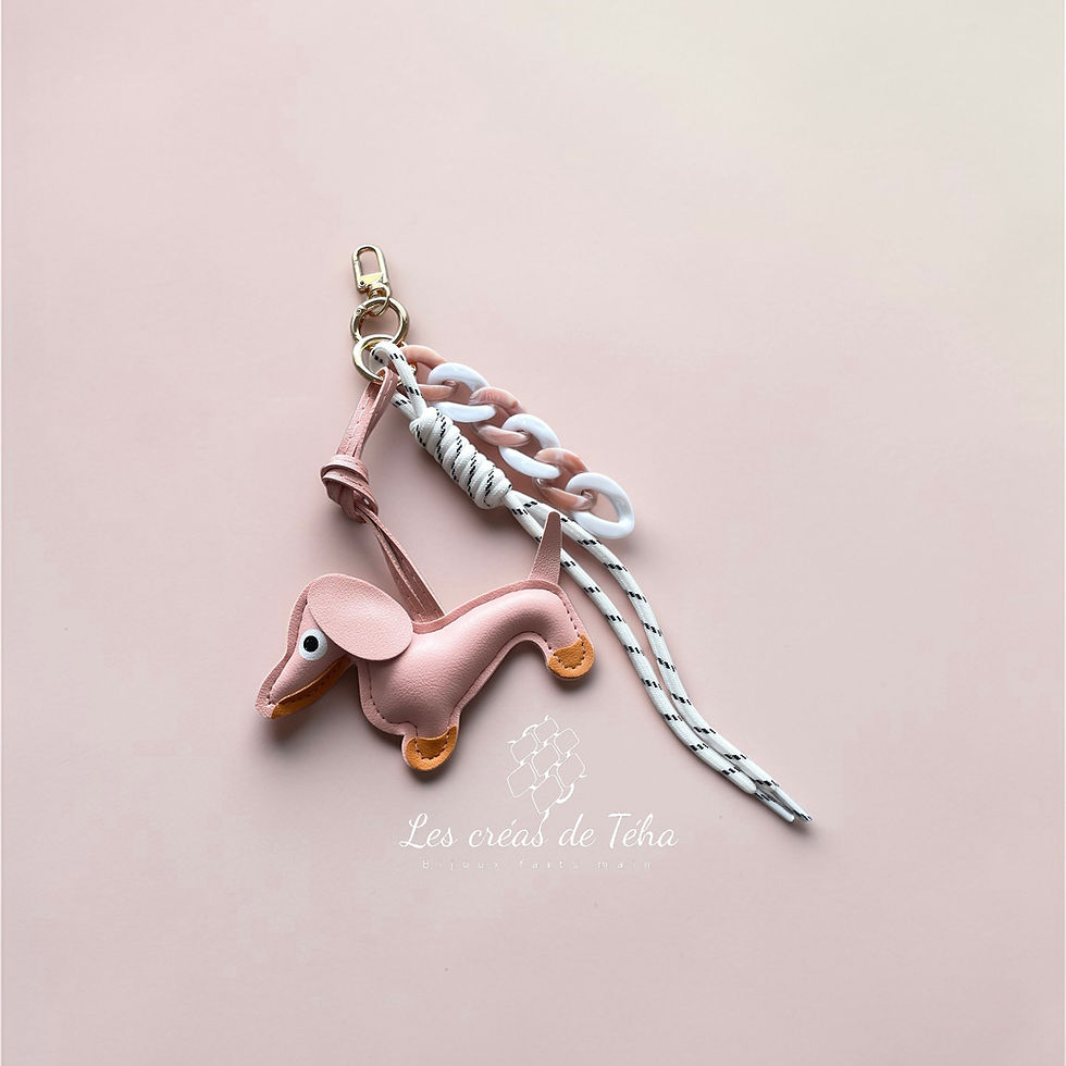 grigri de sac, porte-clés bijou de sac par Les créas de Téha