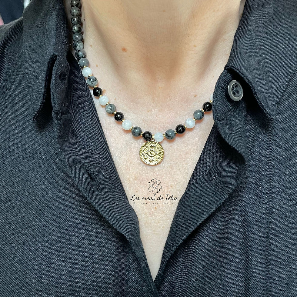 Miniature : collier en pierre naturelle par Les créas de Téha