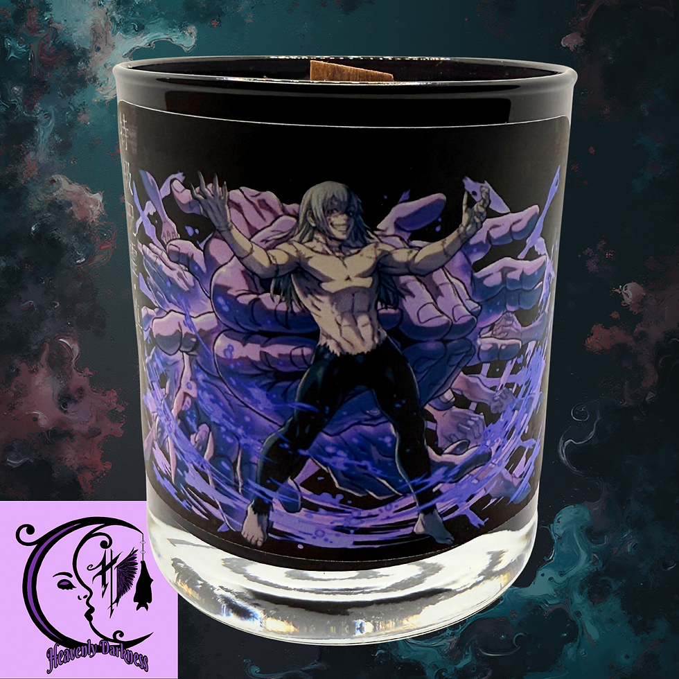 Thumbnail: Anime inspired Glass Candle, soy wax, CLP, highly scent