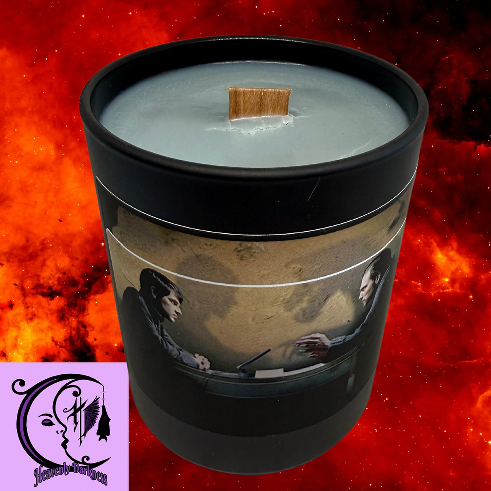 Thumbnail: Grimm inspired Glass Candle M, soy wax, CLP, highly scented, hand