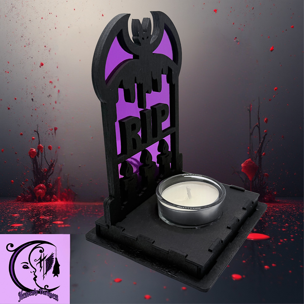 Thumbnail: Gothic Bat Tea Light Holder