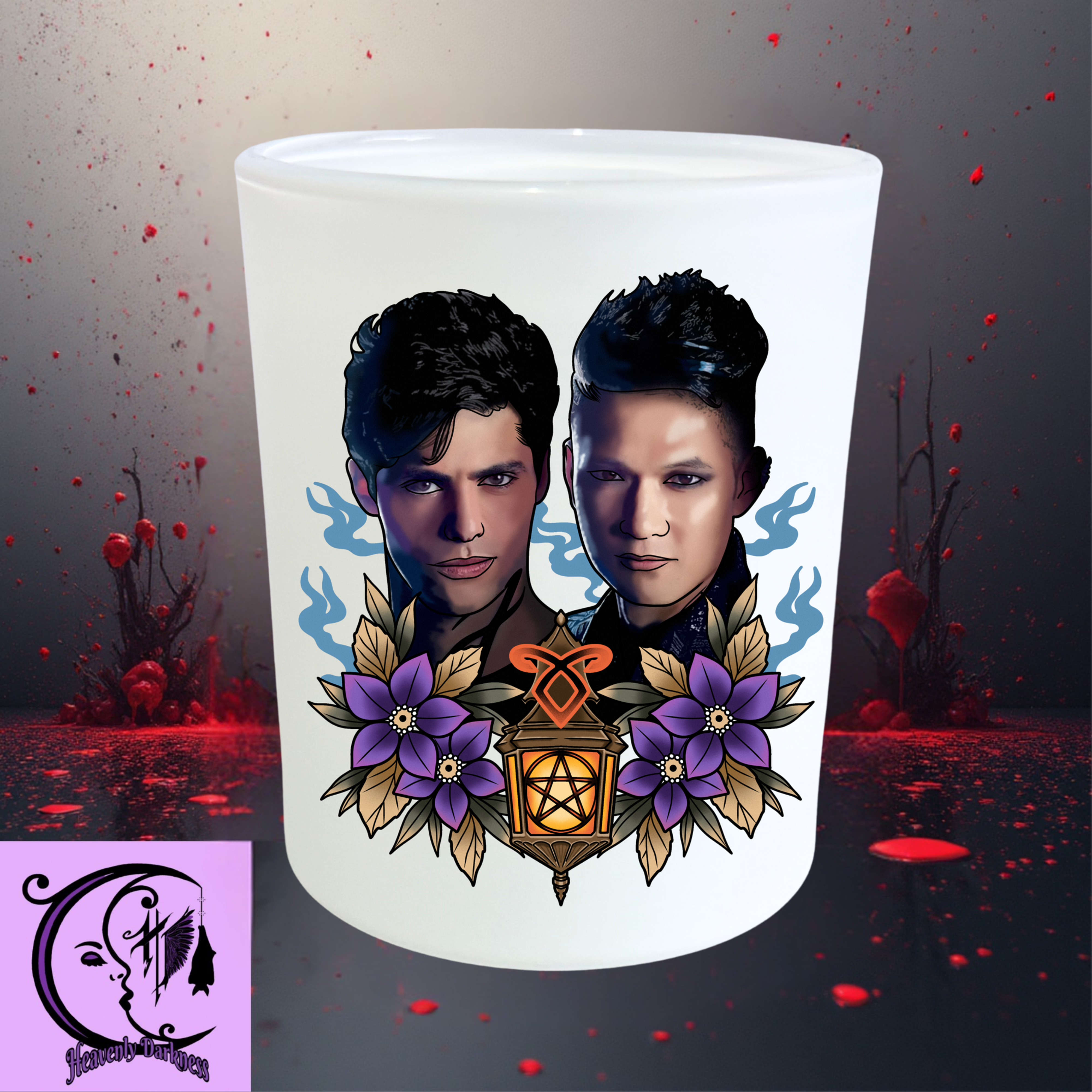 SH Malec inspired Glass Candle 20cl, highly scented, veg