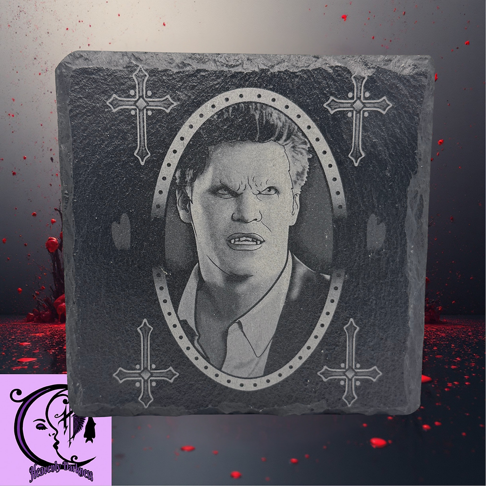 Thumbnail: Movie / TV inspired Slate Candle Plate / Coaster