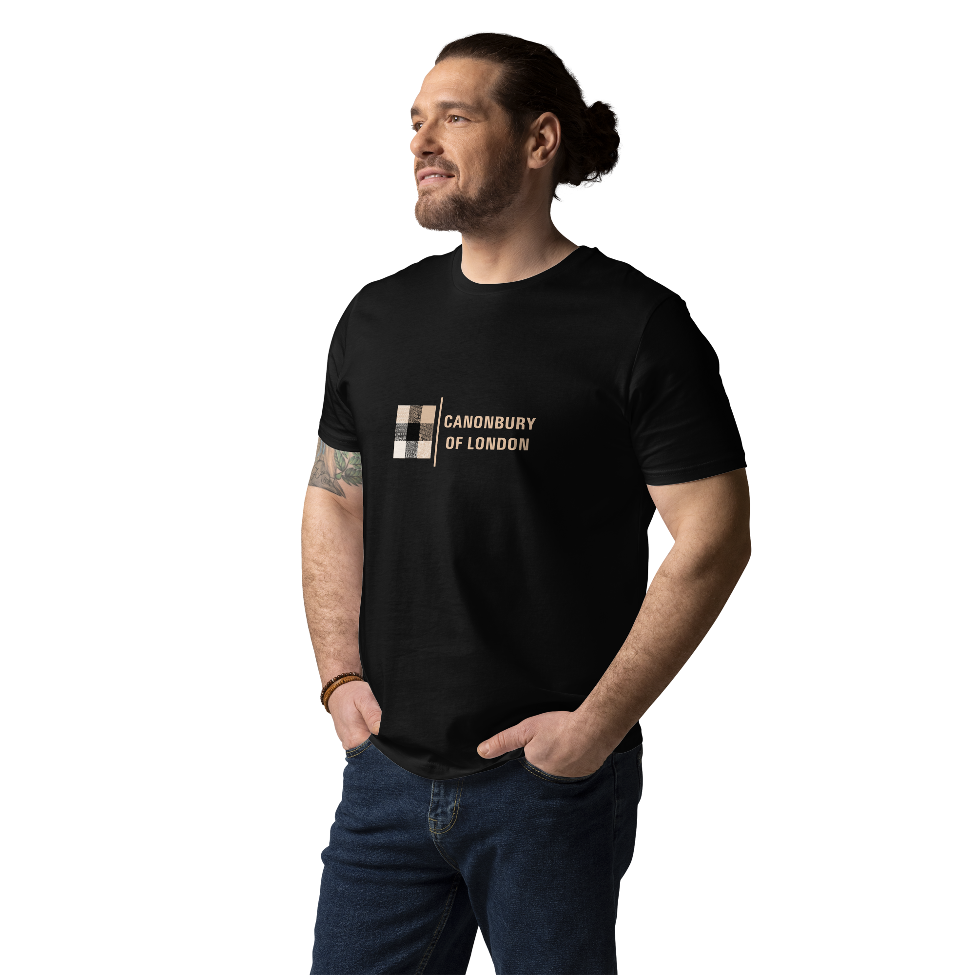 Canonbury of London large print Unisex organic cotton t-shirt