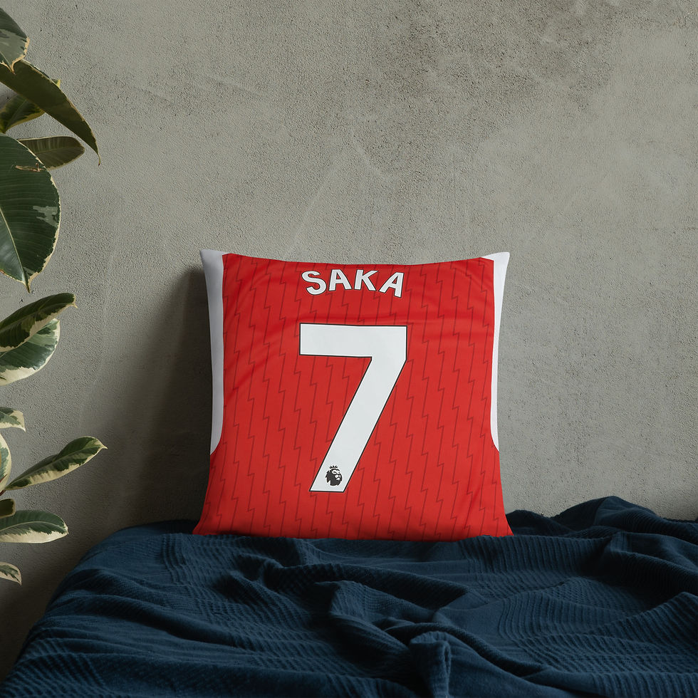 Miniatura: Saka no.7 Arsenal Home T-shirt Cushion