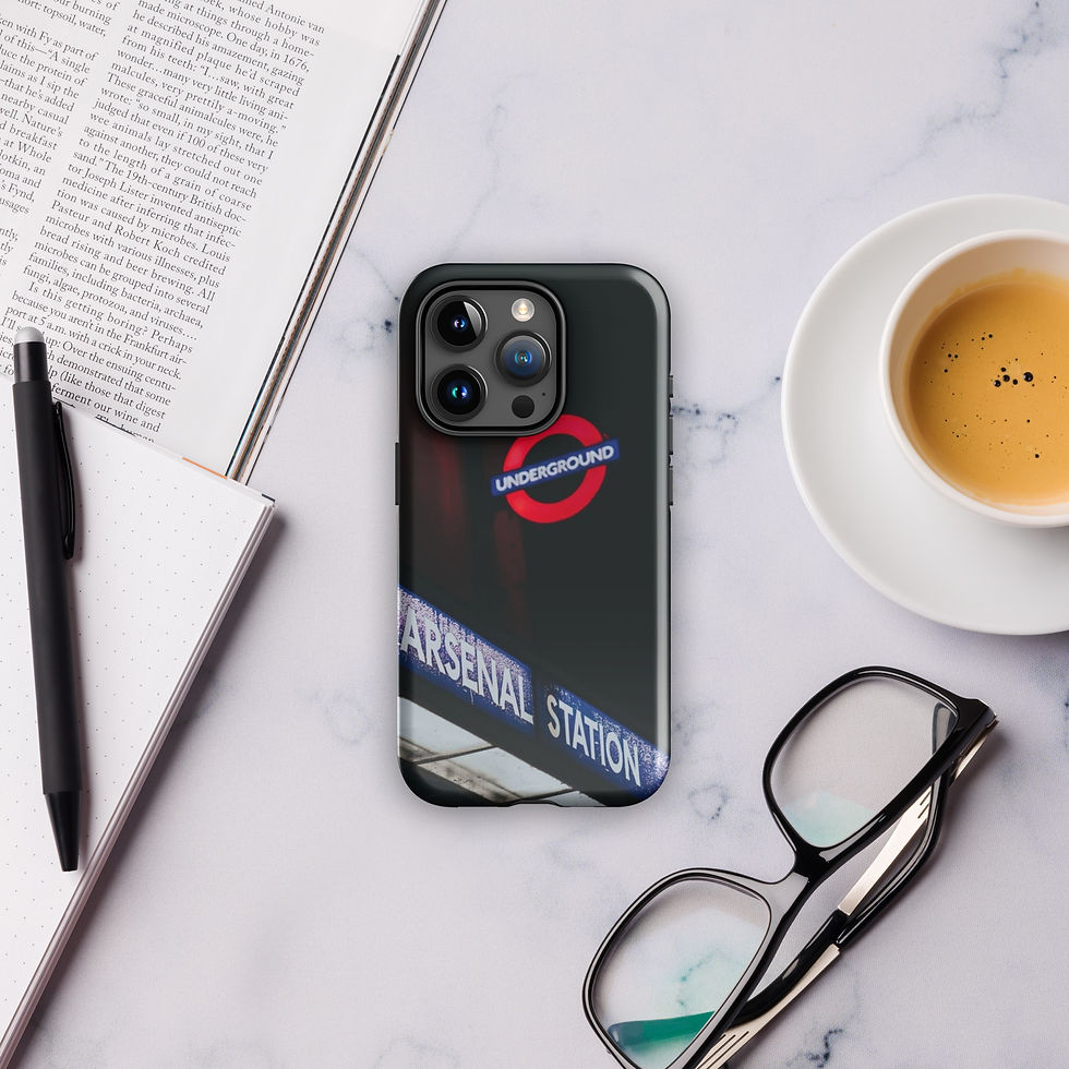 Thumbnail: Arsenal Tube Station Entrance Tough Case for iPhone®