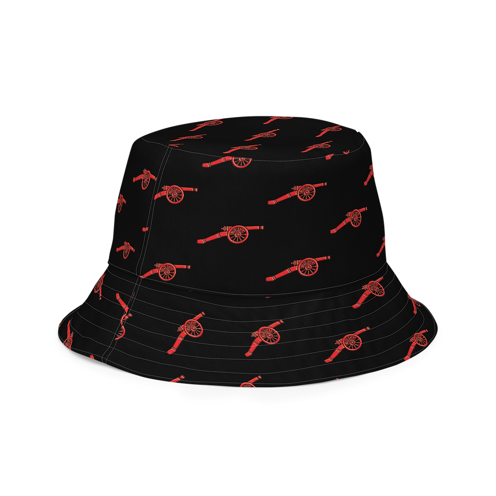 Miniature : Funky Arsenal Cannons reversible bucket hat