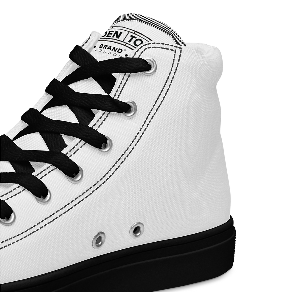 Thumbnail: Camden Town Brand Men’s high top canvas shoes