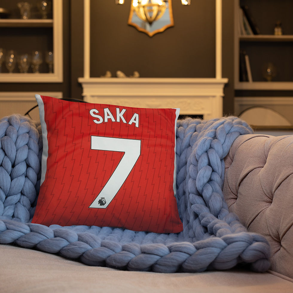 Miniatura: Saka no.7 Arsenal Home T-shirt Cushion