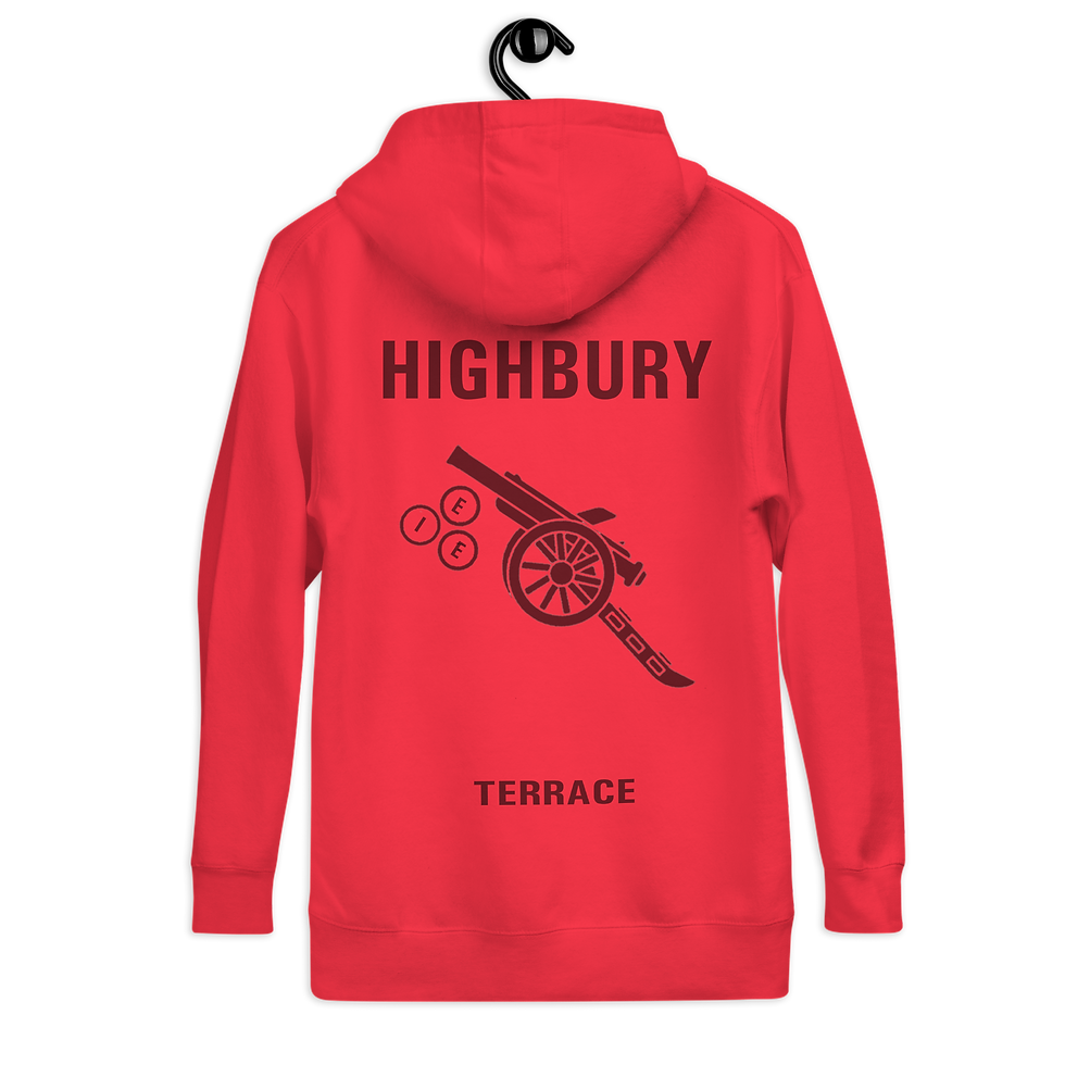 Miniatura: Highbury EIE Cannon Arsenal Terrace Hoodie back