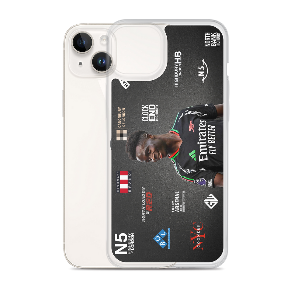Thumbnail: Bukayo Saka Clear Case for iPhone®