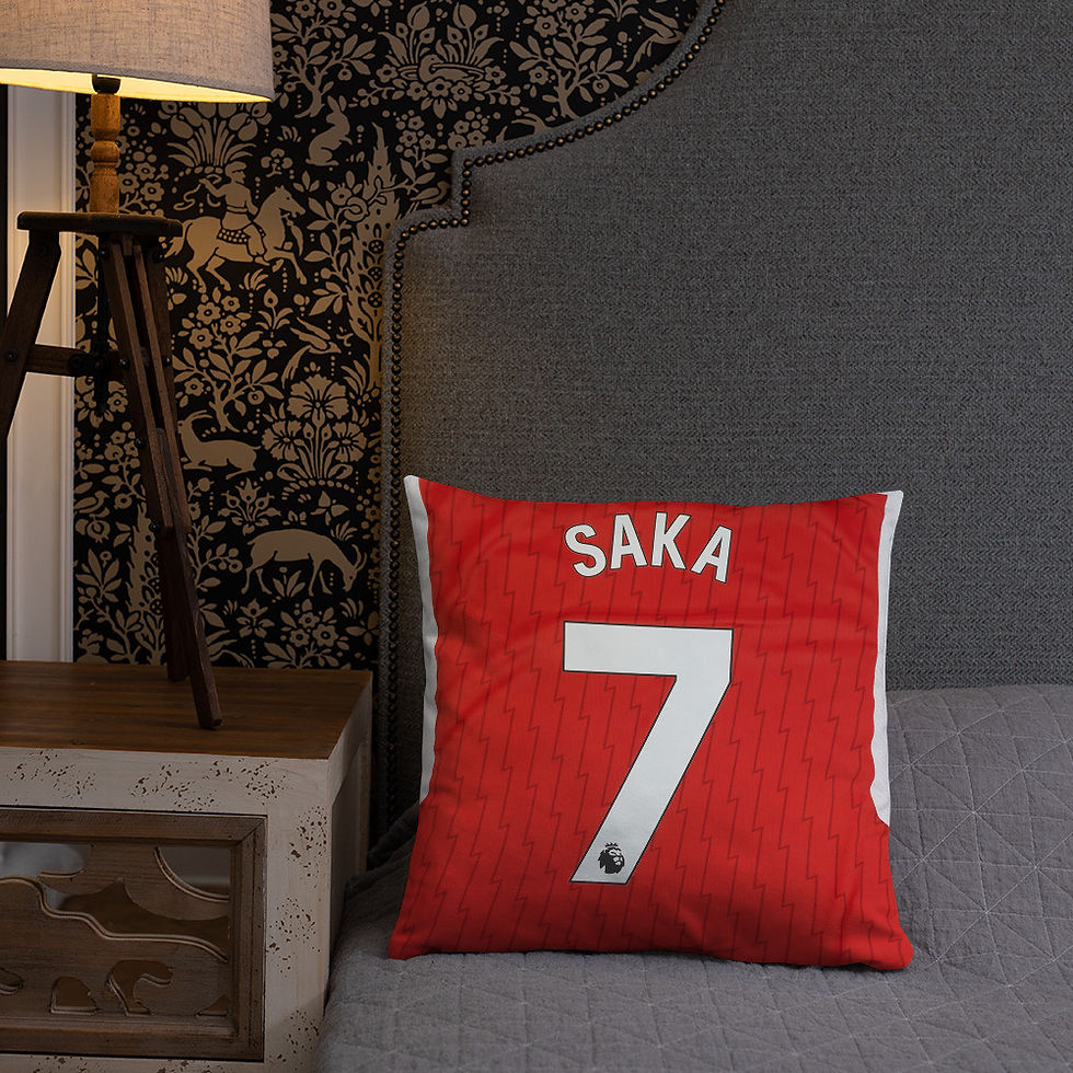 Miniatura: Saka no.7 Arsenal Home T-shirt Cushion