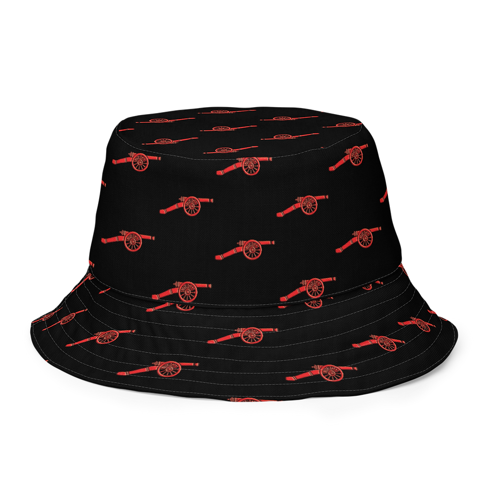 Miniature : Funky Arsenal Cannons reversible bucket hat