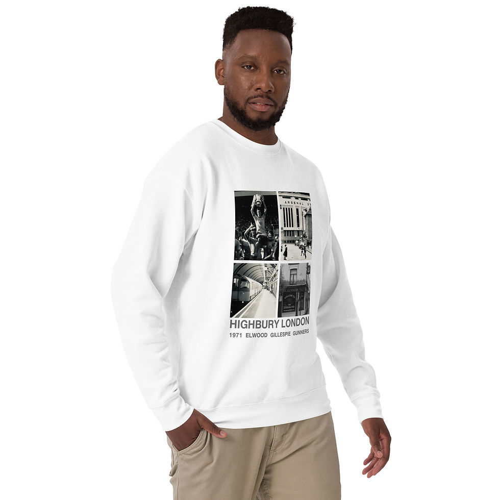 Miniature : Highbury London Print Unisex Premium Sweatshirt