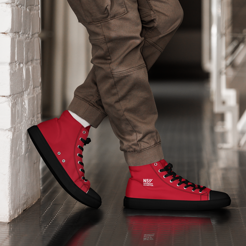 Miniatura: N5 /// Highbury islington Men’s high top canvas shoes