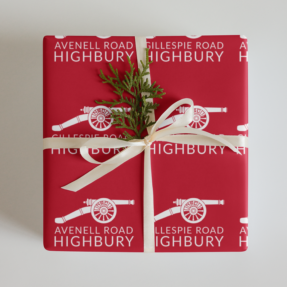 Miniatura: Arsenal Avenell/ Gillespie Road Christmas Wrapping paper sheets