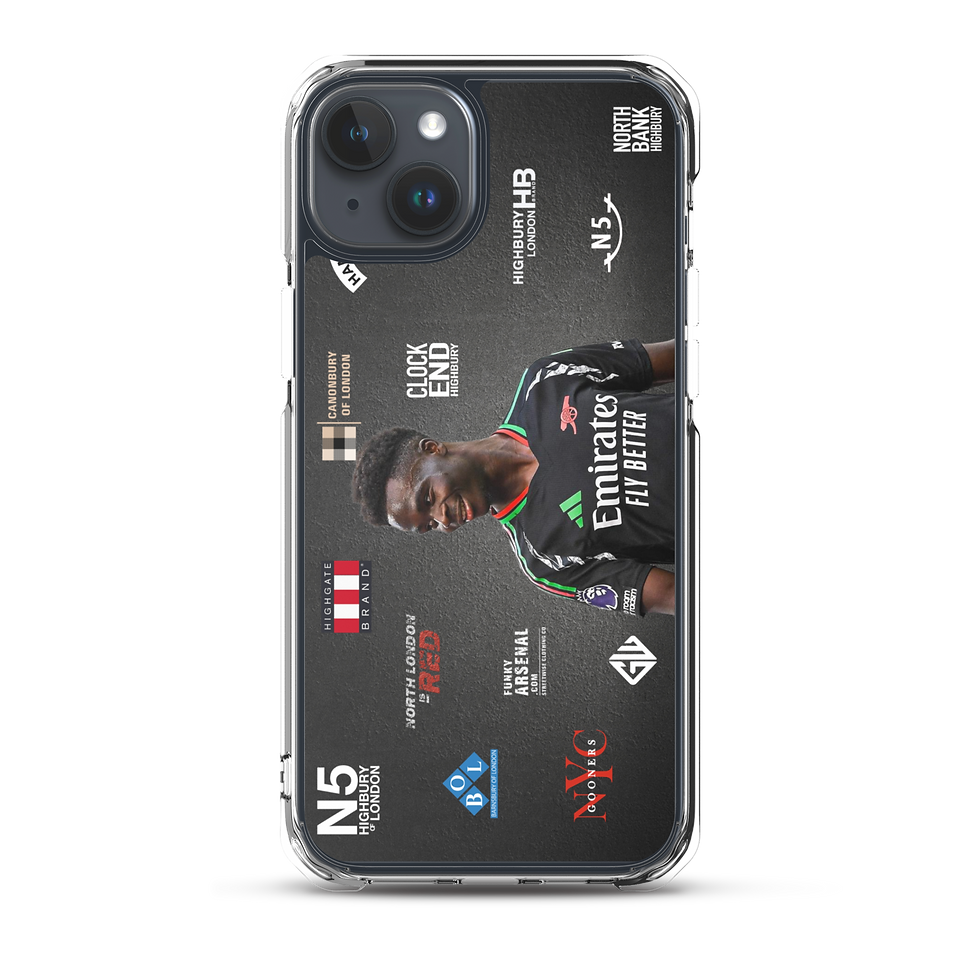 Thumbnail: Bukayo Saka Clear Case for iPhone®